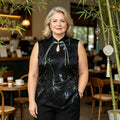 Bamboo Dragonfly Qipao Vest