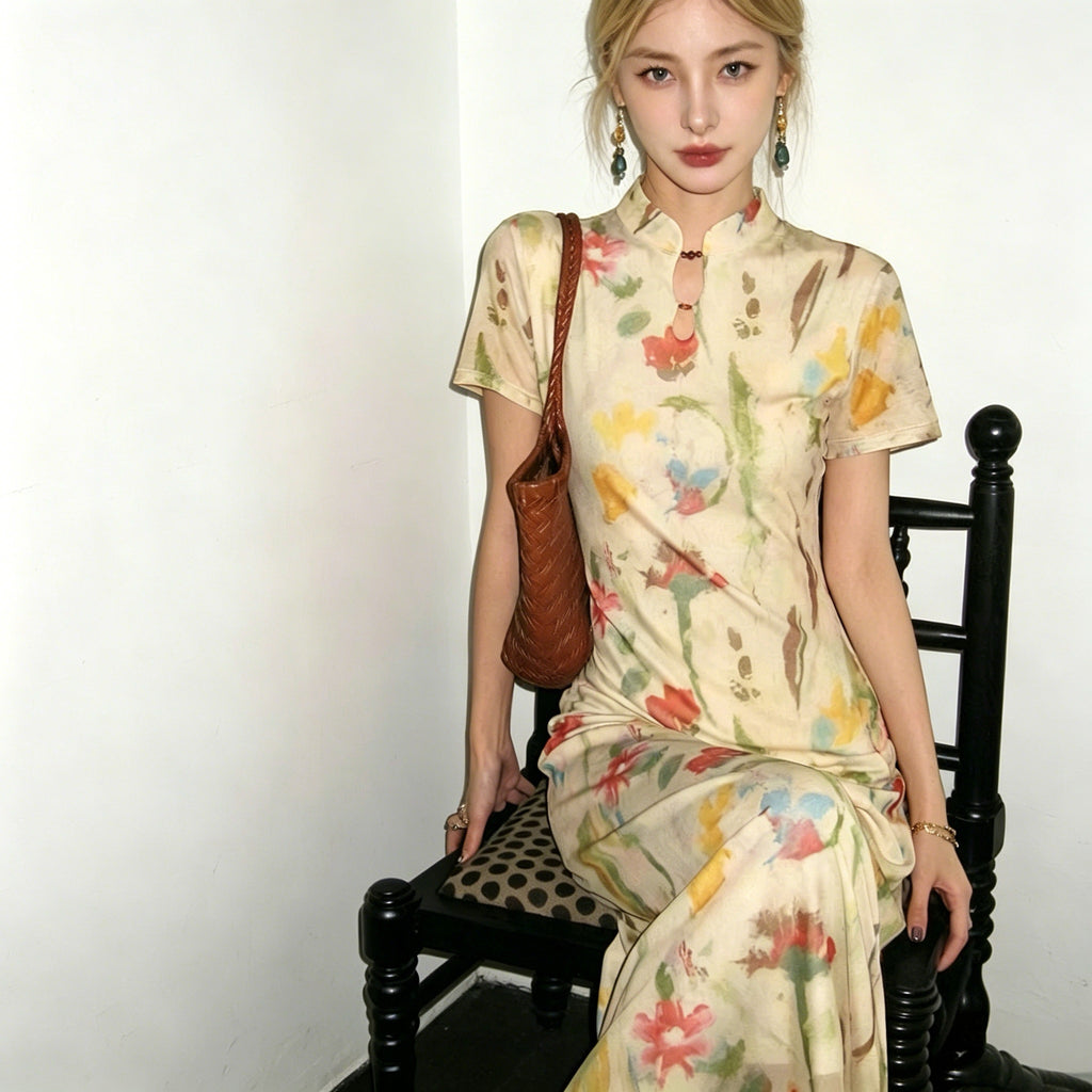 Garden Muse Cheongsam dress
