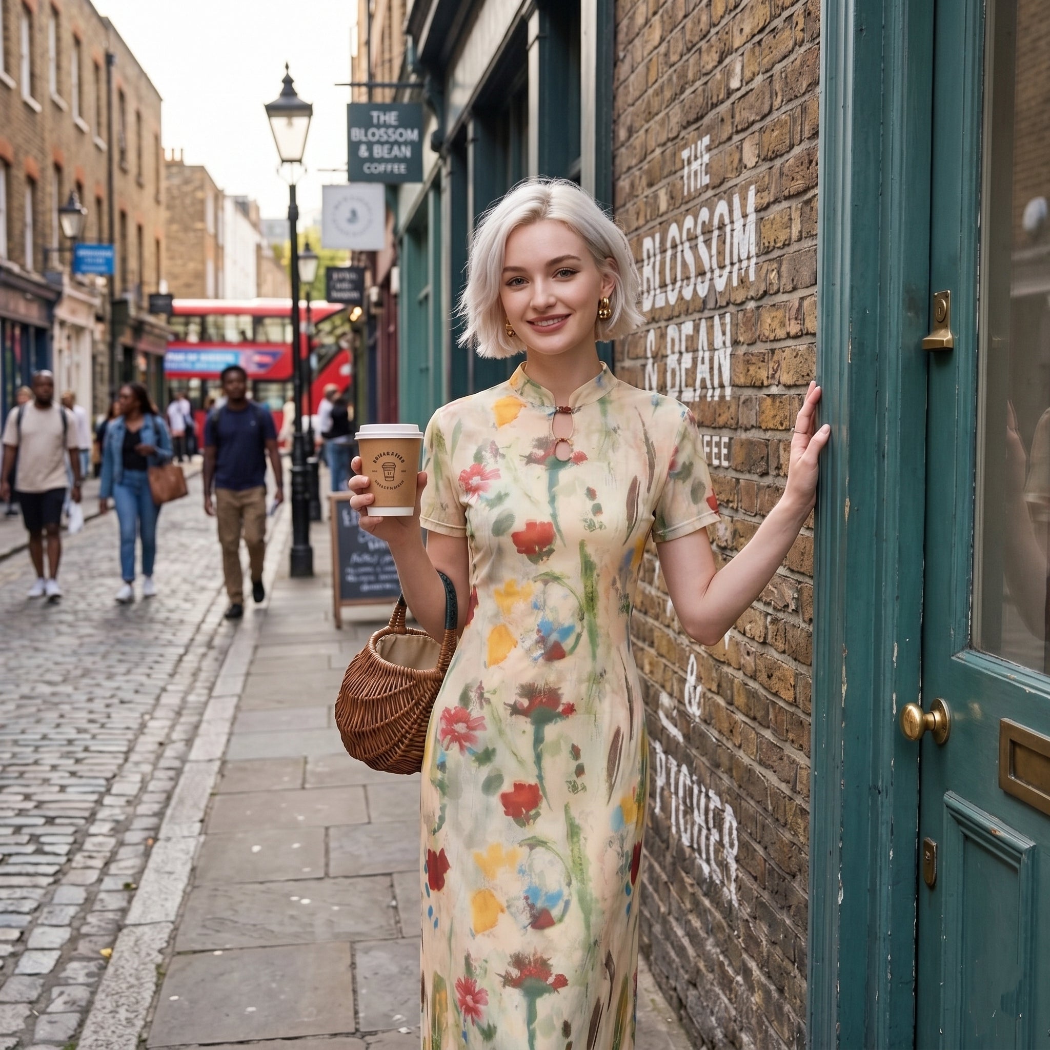 Garden Muse Cheongsam dress