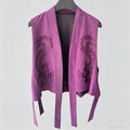 Elegant Purple Vest Top