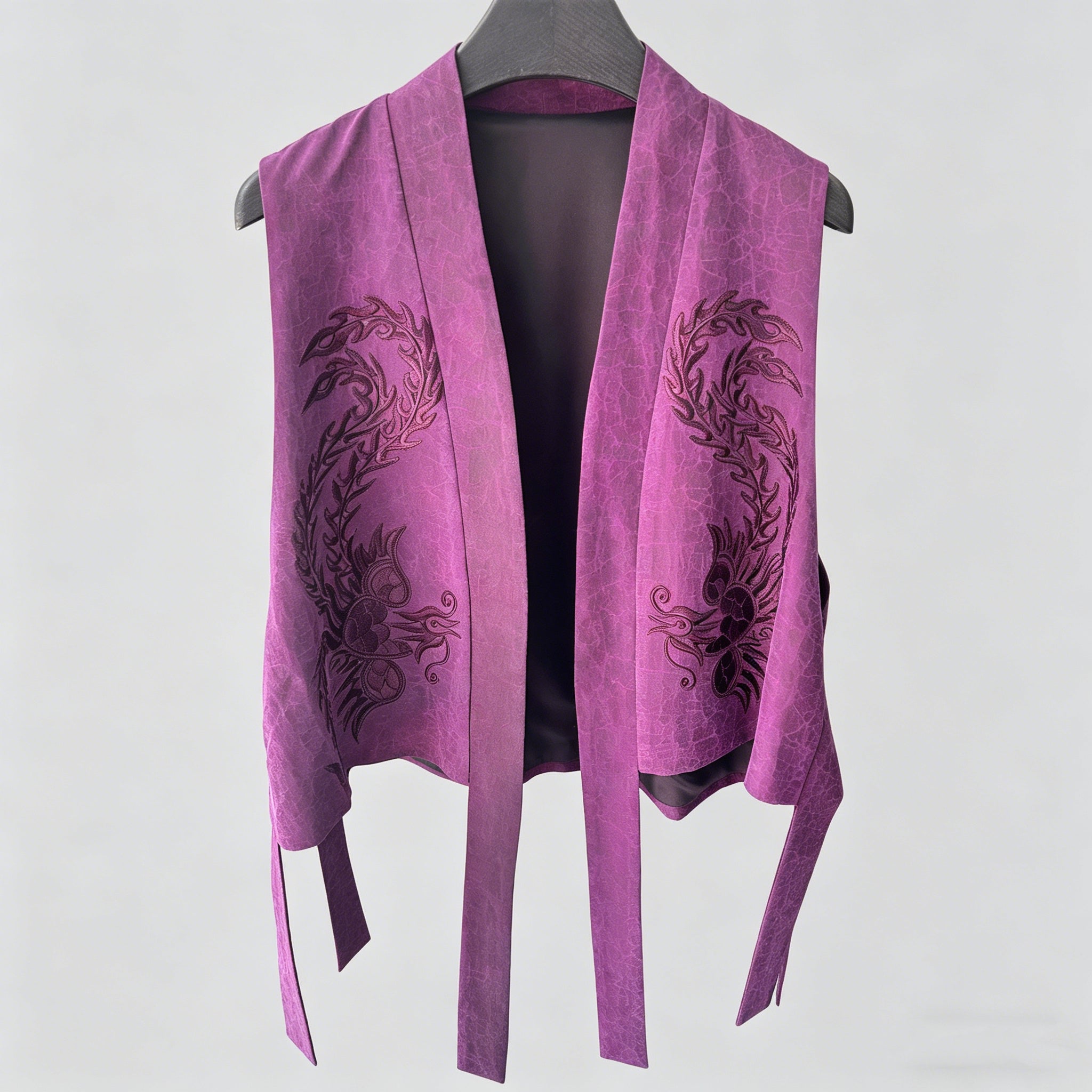 Elegant Purple Vest Top