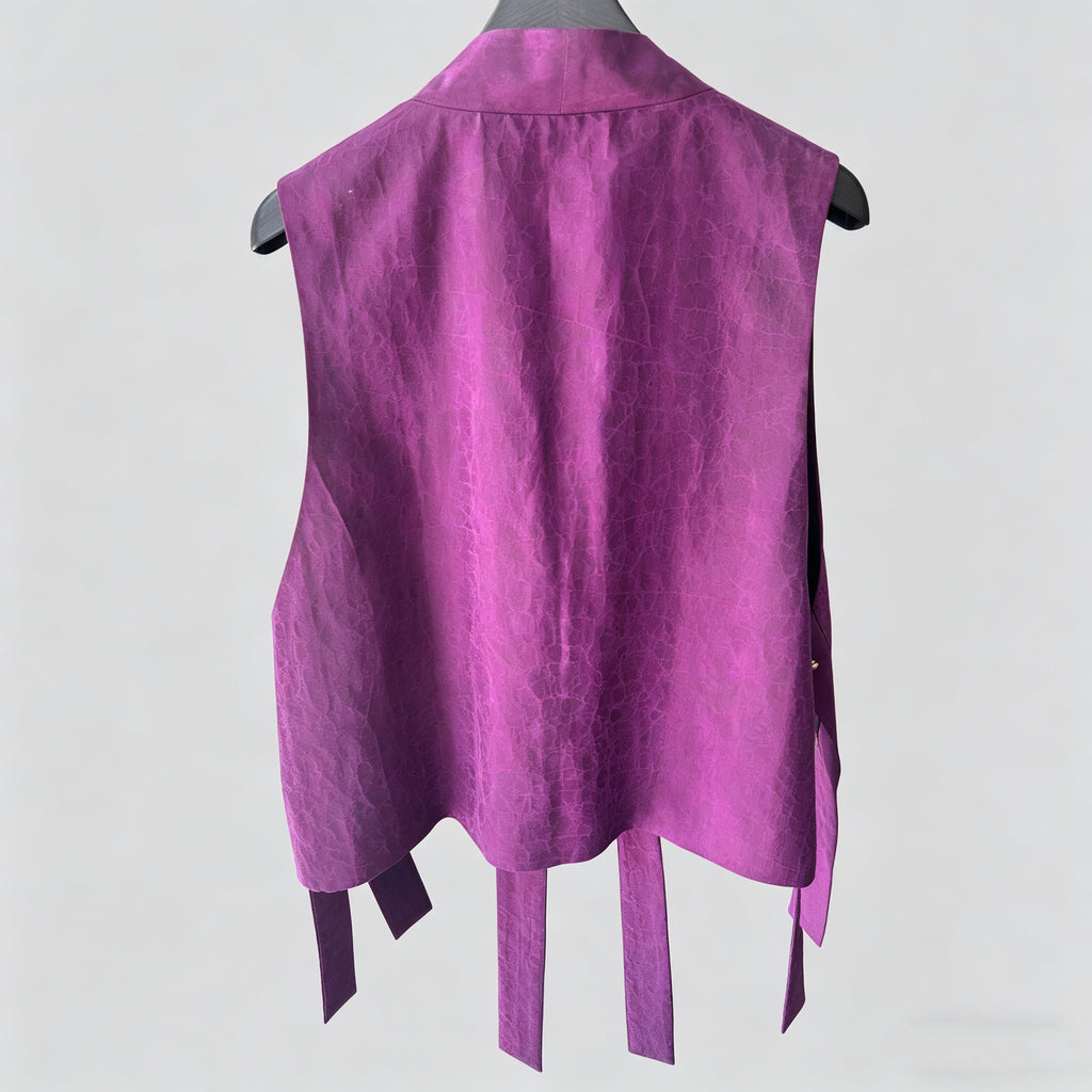 Elegant Purple Vest Top