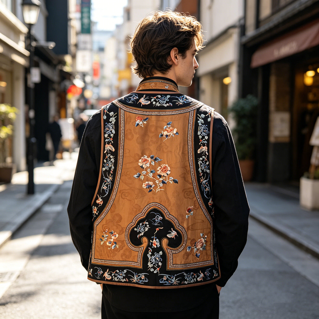 Ornate Embroidered Vest Top