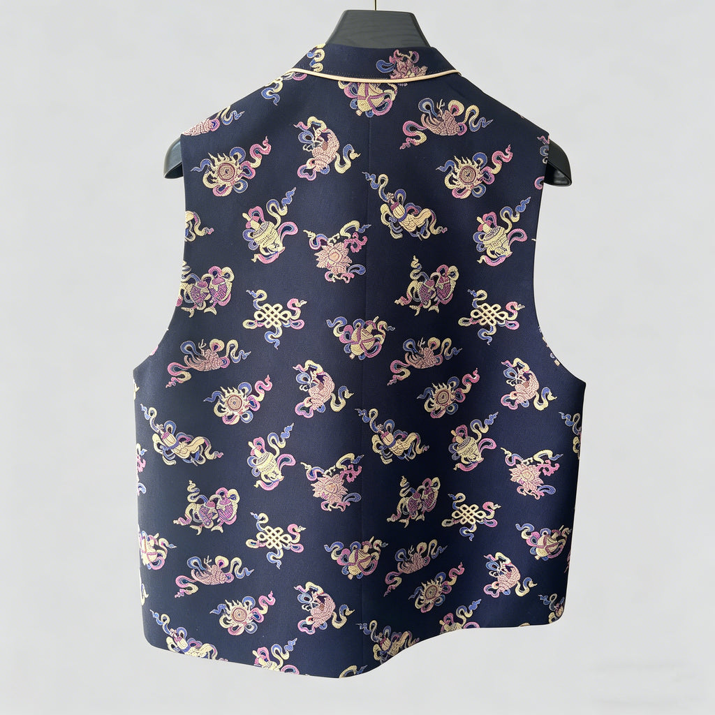 Vintage Ocean Blue Vest Top