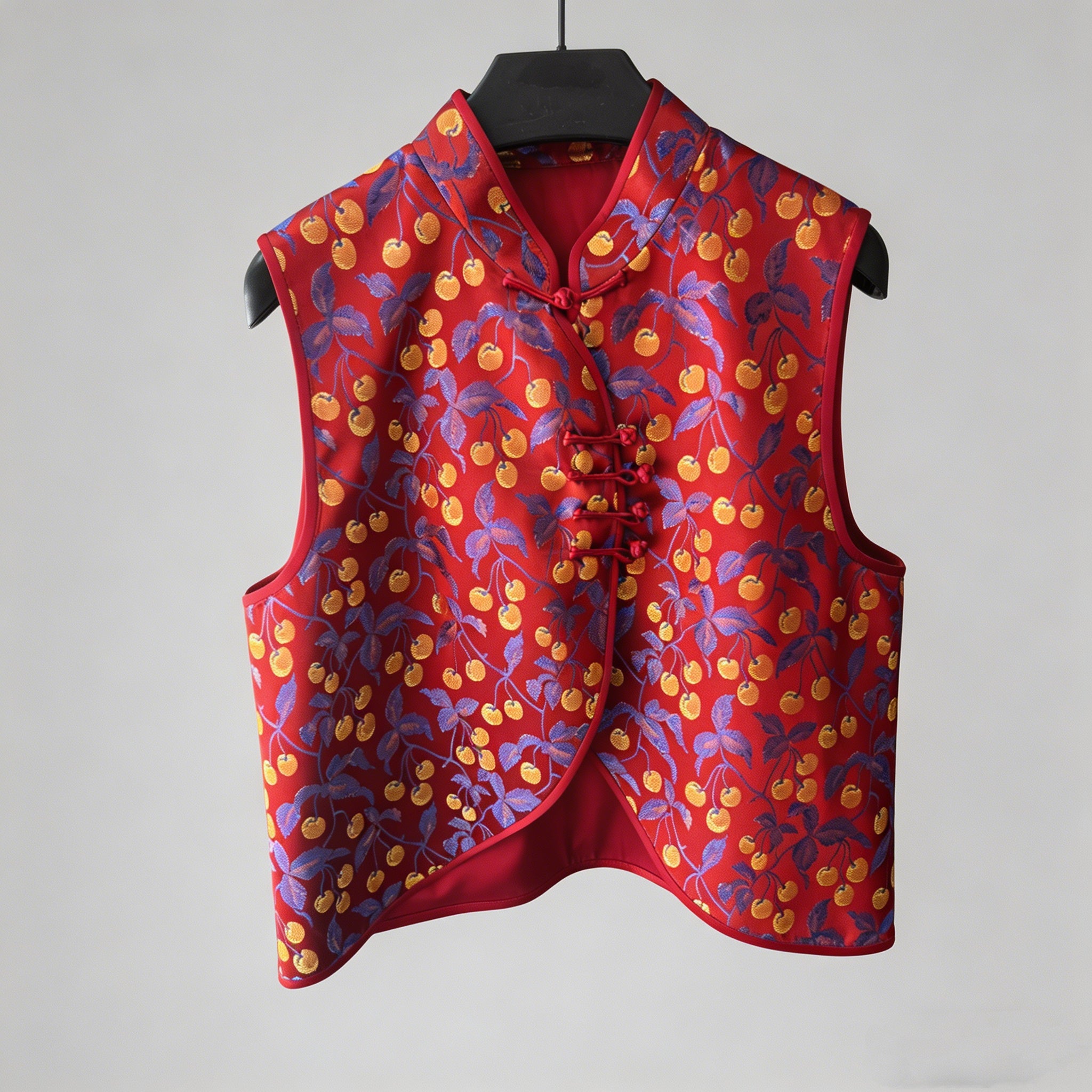 New Year Red Vest Top