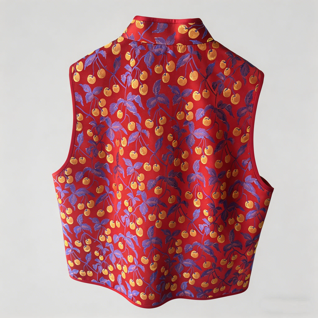 New Year Red Vest Top